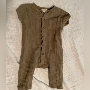 The simple folk green jumpsuit onesie